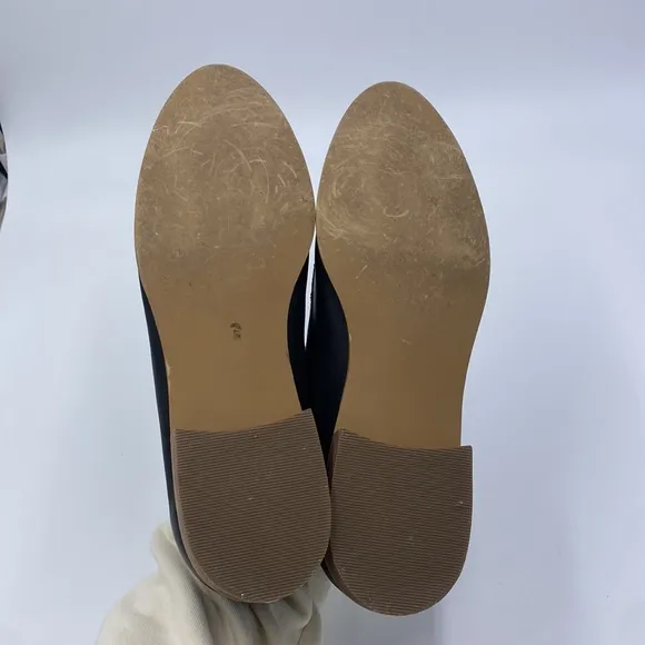 Siding leather loafers slip ons dress shoes rn 58665