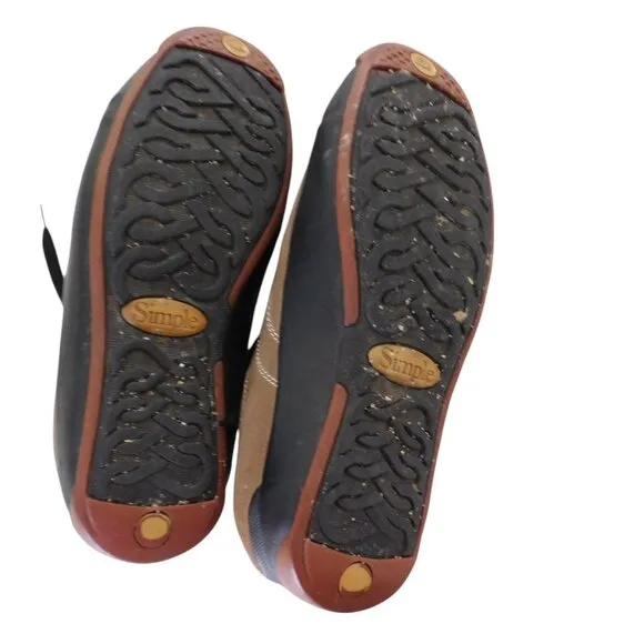 SIMPLE brand  Original Skater Shoes Patchwork Suede Size 8.5