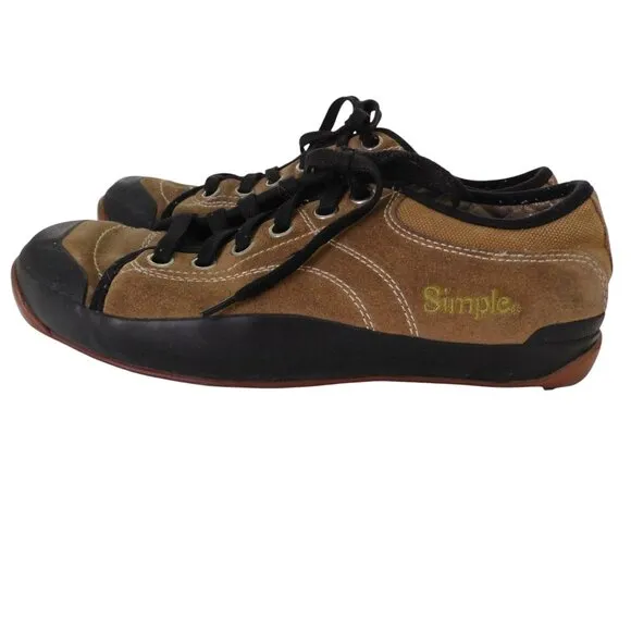 SIMPLE brand  Original Skater Shoes Patchwork Suede Size 8.5