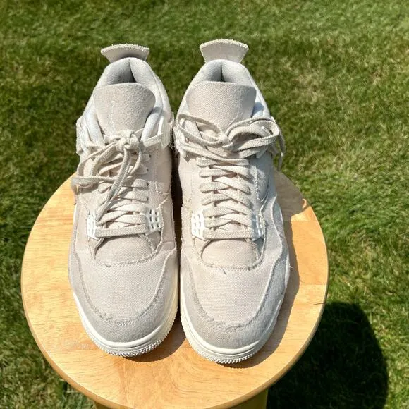Size 11 - Wmns Nike Air Jordan 4 Retro Blank Canvas Women's Shoes - Ships Now