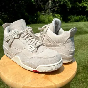 Size 11 - Wmns Nike Air Jordan 4 Retro Blank Canvas Women's Shoes - Ships Now