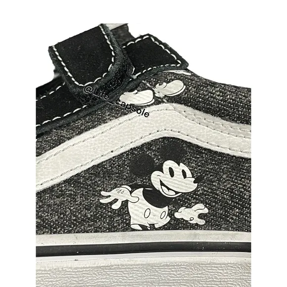 Size 13 Vans Youth Mickey Disney x Old Skool V OG Family Mouse VN000VHEBMB Kids