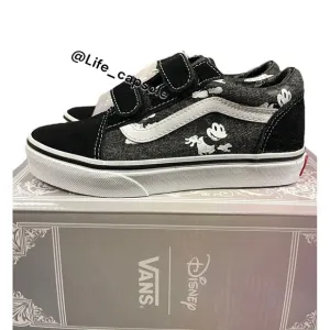 Size 13 Vans Youth Mickey Disney x Old Skool V OG Family Mouse VN000VHEBMB Kids