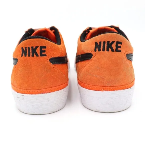 Size‎ 8.5 - Nike Zoom Bruin Sb Orange Black Suede Sneakers Shoes