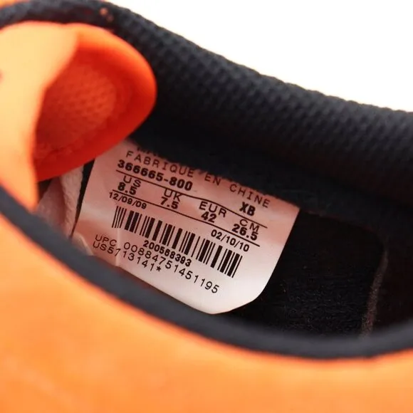 Size‎ 8.5 - Nike Zoom Bruin Sb Orange Black Suede Sneakers Shoes