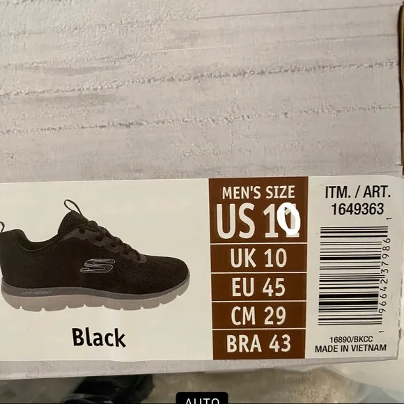 Skechers black charcoal gray mesh summits torre lace up sneakers