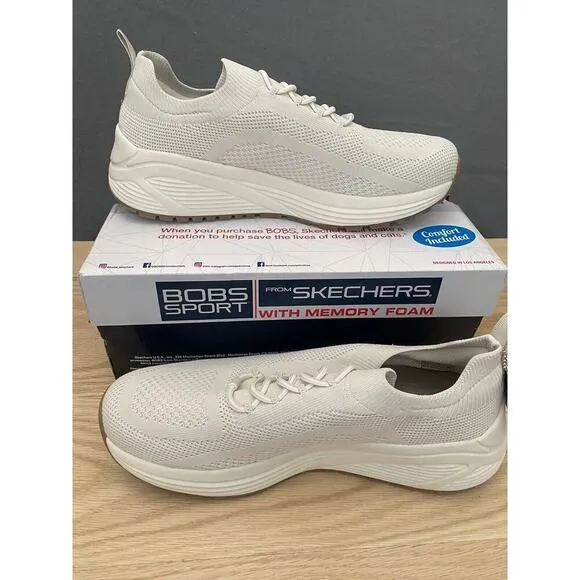 Skechers Mens Bobs Sparrow 2.0 Stretch Fit Shoes Sz 11 Vegan Washable