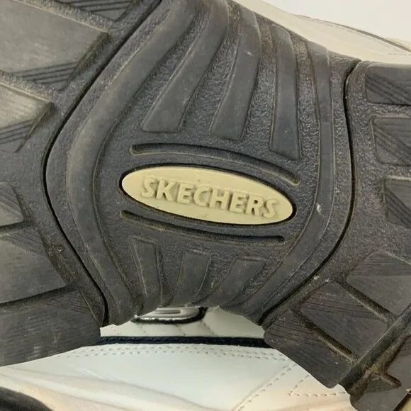 Skechers Mens Energy Afterburn Sneakers Size 12 White Casual Shoes SN 50081