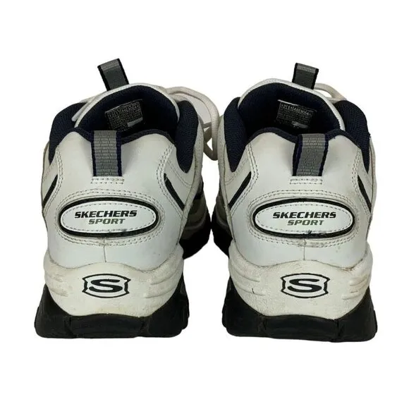 Skechers Mens Energy Afterburn Sneakers Size 12 White Casual Shoes SN 50081