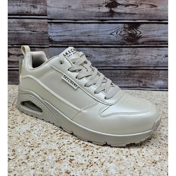Skechers Uno Los Angeles Galactic Gal Off White Women's Shoes Size 8.5