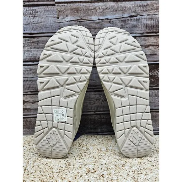 Skechers Uno Los Angeles Galactic Gal Off White Women's Shoes Size 8.5