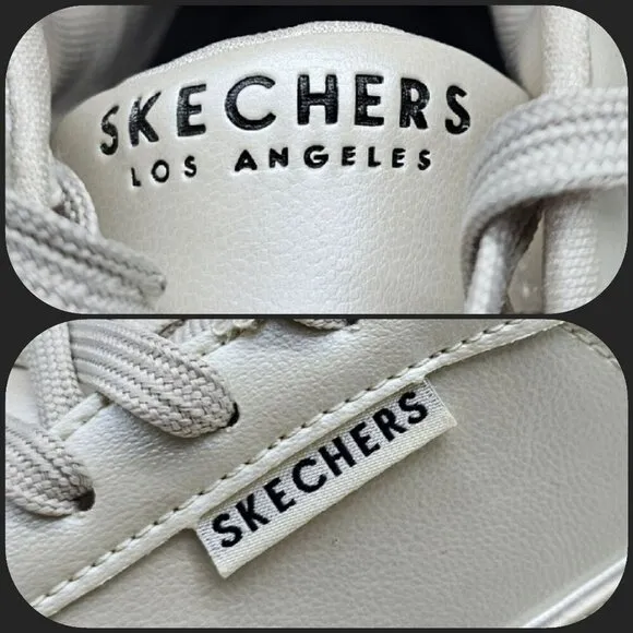 Skechers Uno Los Angeles Galactic Gal Off White Women's Shoes Size 8.5