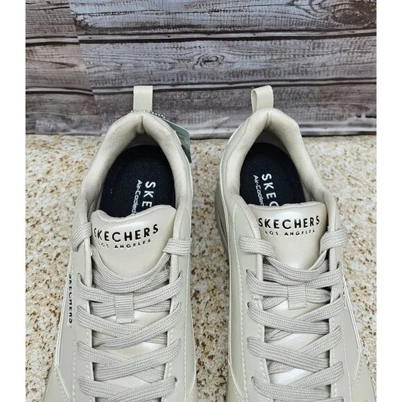 Skechers Uno Los Angeles Galactic Gal Off White Women's Shoes Size 8.5