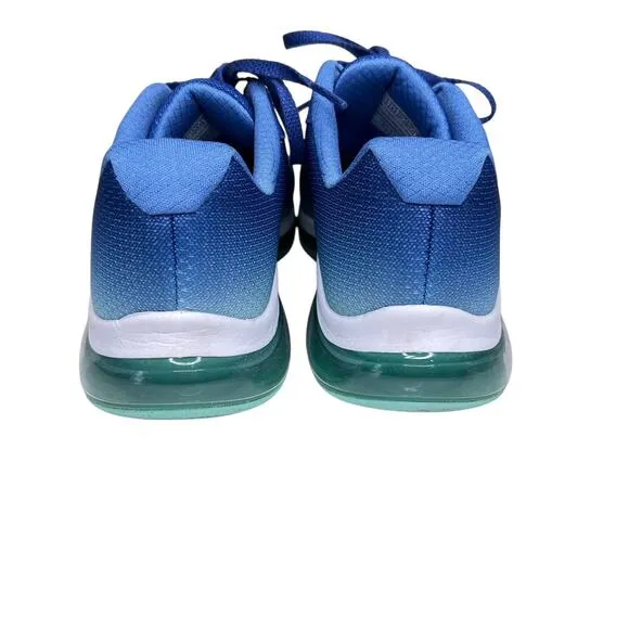 Skechers Womens Air Element 2.0 Blue Aqua Ombre Casual Shoes Sneakers Size 7.5