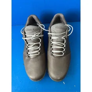 SKECHERS GoGolf Elite 2 MEN'S Solid gray LEATHER Lace-Up GOLF SHOES Spikes  size