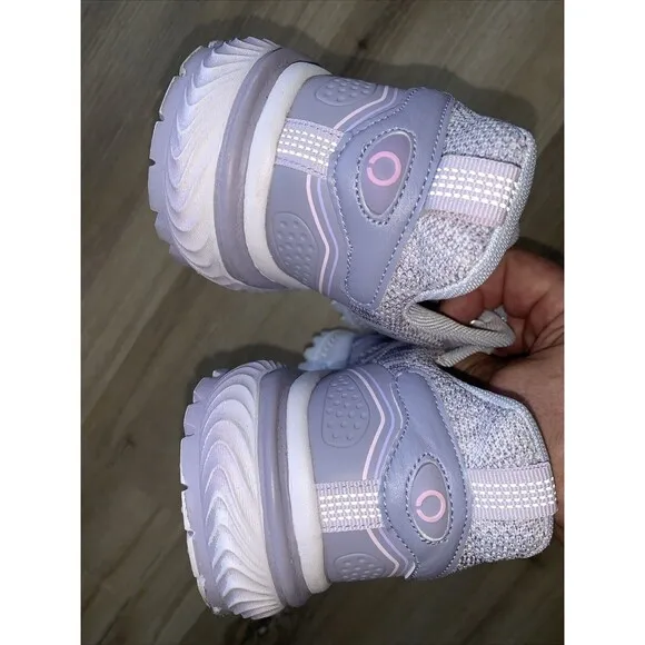Skora Womens 10M Oanglo Angelique Lavender Running Shoes Sneakers Fabric EUC