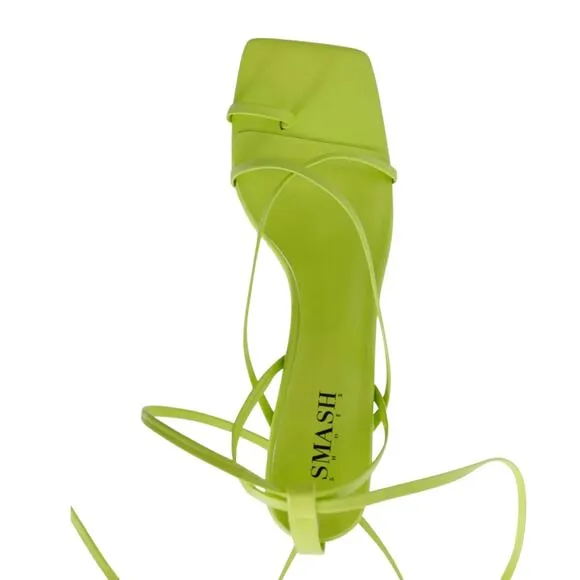 Smash Women's Tabby Wraparound Strappy Dress Sandals Green Size 10