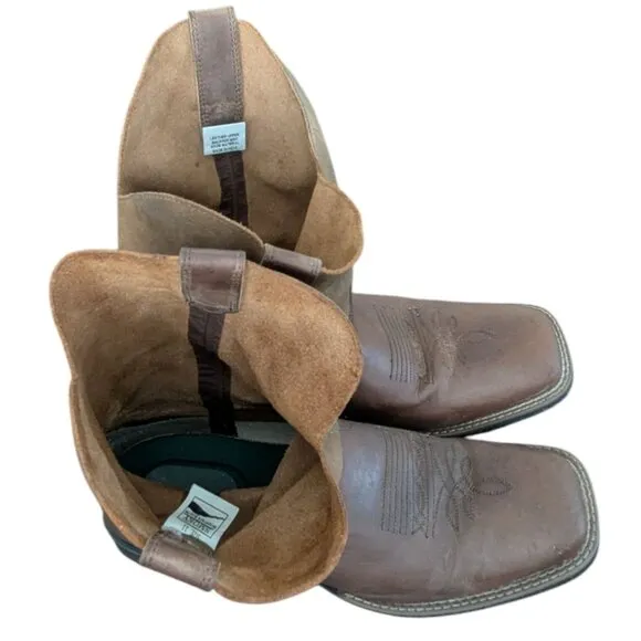 Smoky Mountain Leather Western Boots with Rubber Soles - Size 11