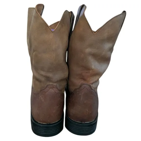 Smoky Mountain Leather Western Boots with Rubber Soles - Size 11