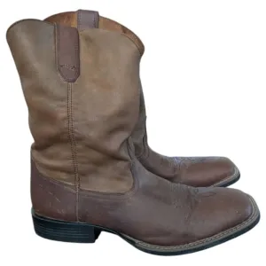 Smoky Mountain Leather Western Boots with Rubber Soles - Size 11