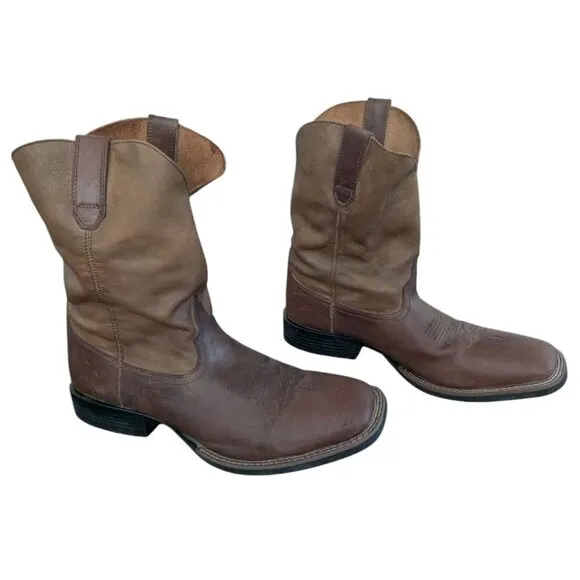 Smoky Mountain Leather Western Boots with Rubber Soles - Size 11