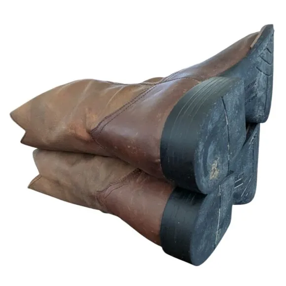 Smoky Mountain Leather Western Boots with Rubber Soles - Size 11
