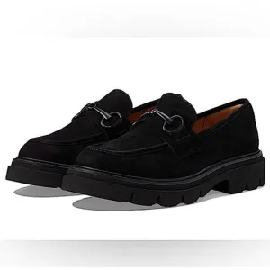 Sofft Satara Womens Black Suede Loafers &amp; Slip Ons Nwot Size 8