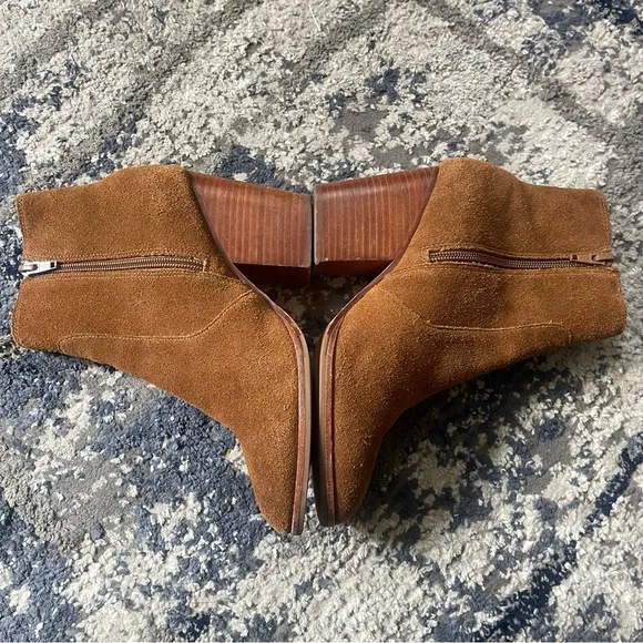 Soludos Emma Suede Ankle  Boots 6.5