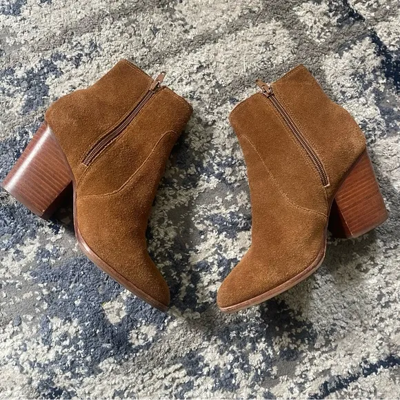 Soludos Emma Suede Ankle  Boots 6.5