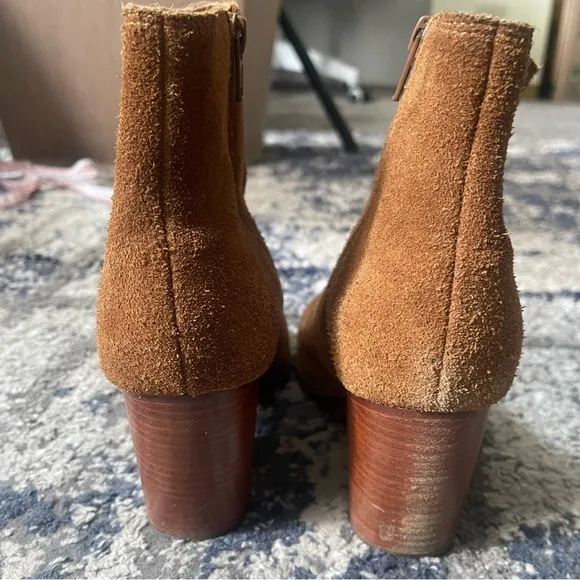 Soludos Emma Suede Ankle  Boots 6.5