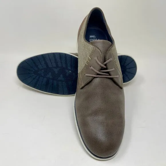Sonoma Tyson Vitalize by Ortholite Leather Shoes Mens Sz 11 Olive Brown