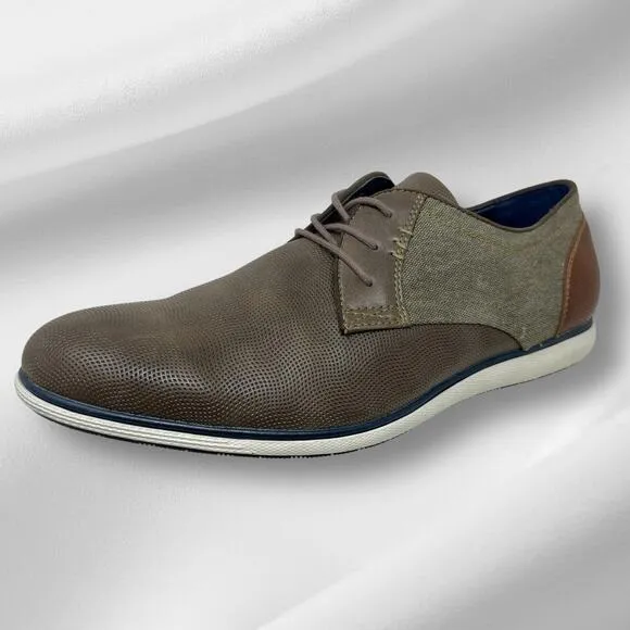 Sonoma Tyson Vitalize by Ortholite Leather Shoes Mens Sz 11 Olive Brown
