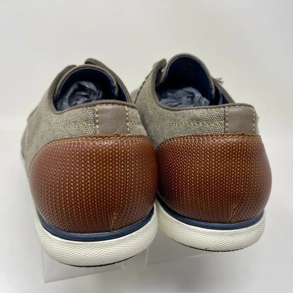 Sonoma Tyson Vitalize by Ortholite Leather Shoes Mens Sz 11 Olive Brown