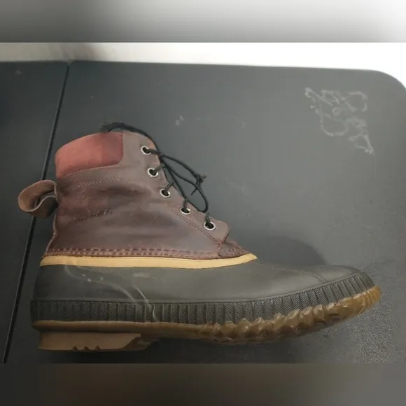 Sorel Cheyanne Men's Full grain leather duck boots, size 13