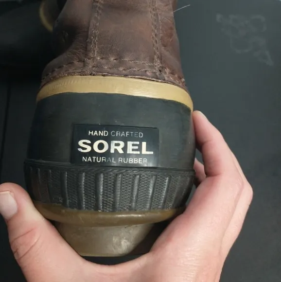 Sorel Cheyanne Men's Full grain leather duck boots, size 13