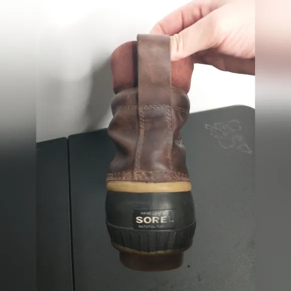 Sorel Cheyanne Men's Full grain leather duck boots, size 13