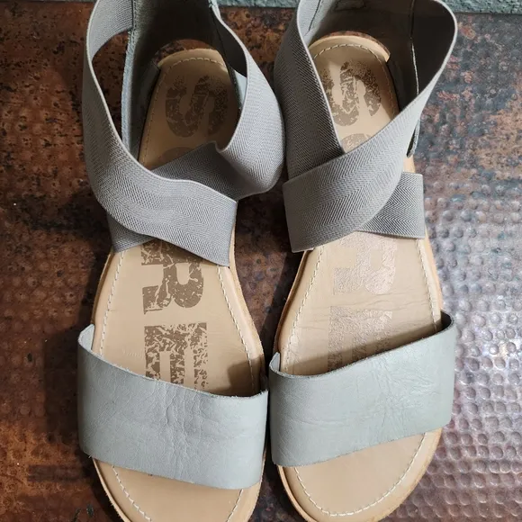 Sorel Ella Leather Sandal in Kettle