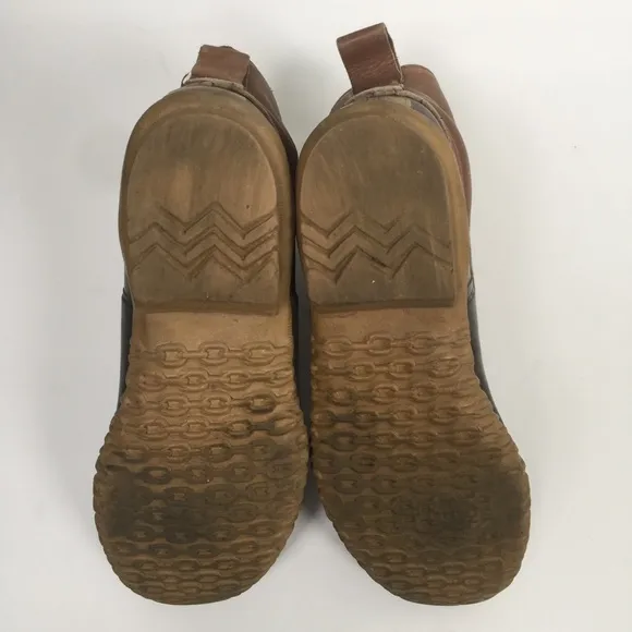 SOREL FISHAWK Pull On Boots Made in Canada Rubber Bottoms, Leather Tops