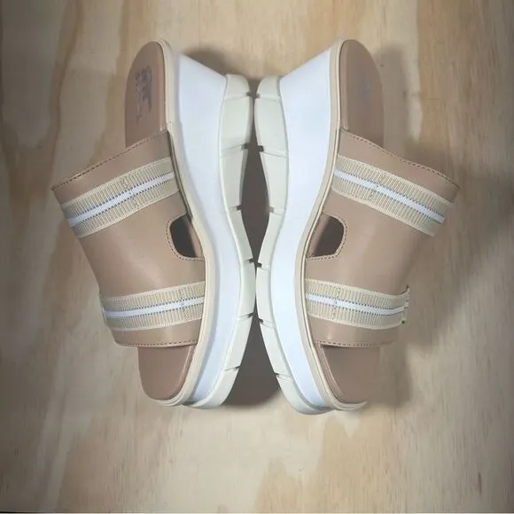 Sorel Joanie III Beige Slide Sandals Women’s Size 7 New in Box