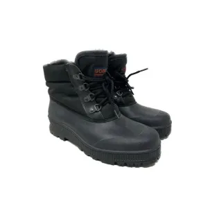 Sorel Kauffman Waterproof Fleece Lined Rubber Snow Boots Black 8