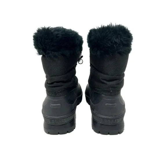 Sorel Kauffman Waterproof Fleece Lined Rubber Snow Boots Black 8
