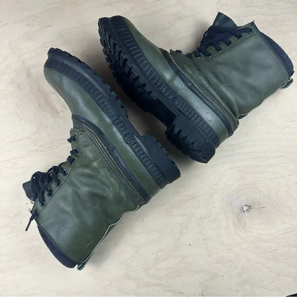 Sorel Kaufman leather rubber boots