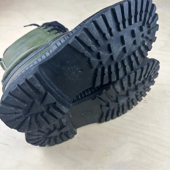 Sorel Kaufman leather rubber boots
