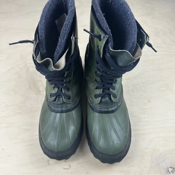Sorel Kaufman leather rubber boots