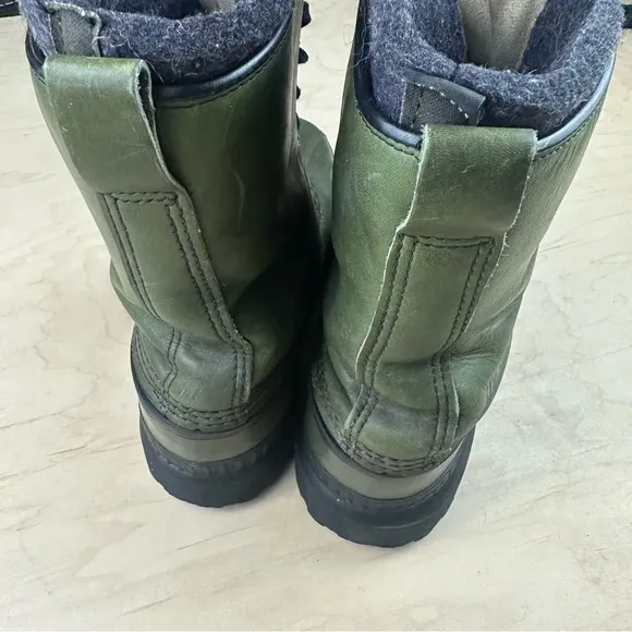 Sorel Kaufman leather rubber boots