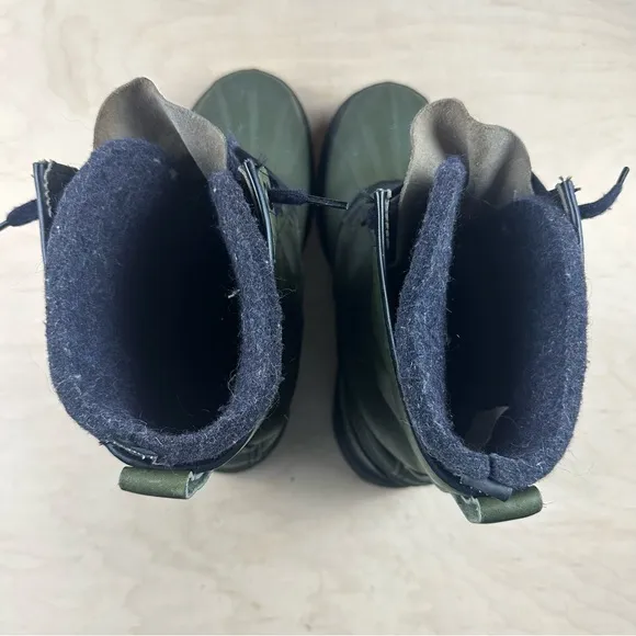 Sorel Kaufman leather rubber boots