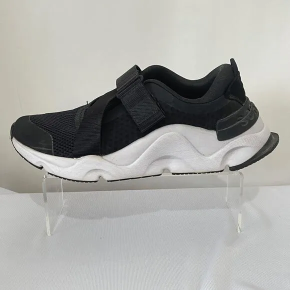 Sorel Kinetic RNEGD Shoes Women's Black White Low Top Trainer Sneakers Size 8M
