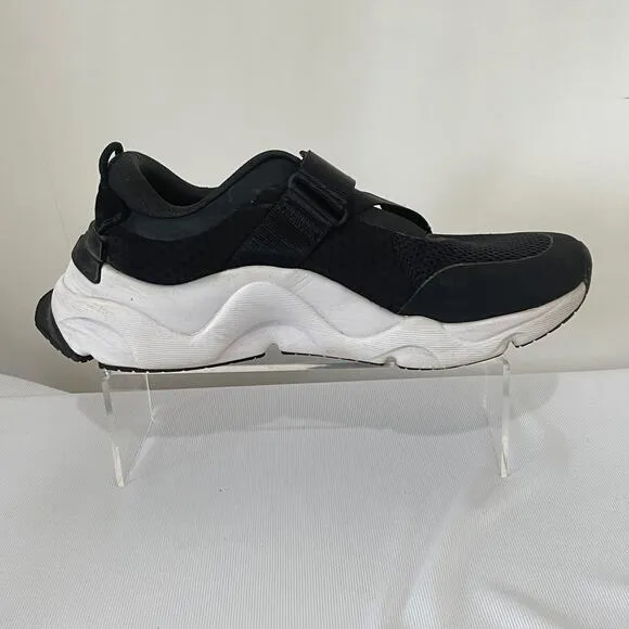 Sorel Kinetic RNEGD Shoes Women's Black White Low Top Trainer Sneakers Size 8M
