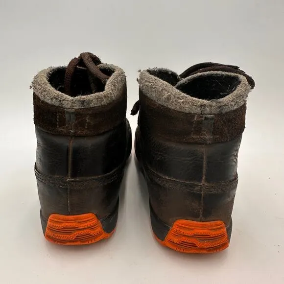 Sorel Men's Brown Leather Fairbanks Drift Shoes Size 8.5