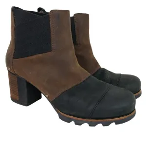 Sorel SZ 10 Addington Chelsea Ankle Boots Tobacco